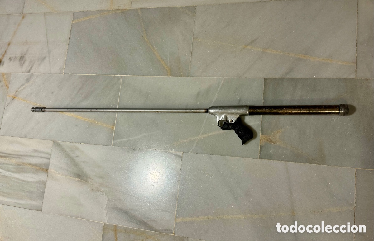 antiguo fusil de pesca submarina- copino-mini - Compra venta en  todocoleccion