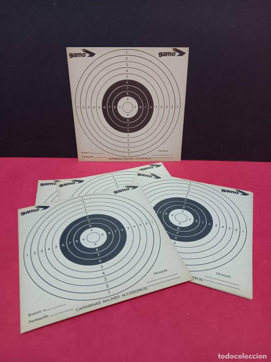 Collectionnisme sportif: lote de 5 antiguas dianas balines de tiro gamo vintage a&ntilde;os 60