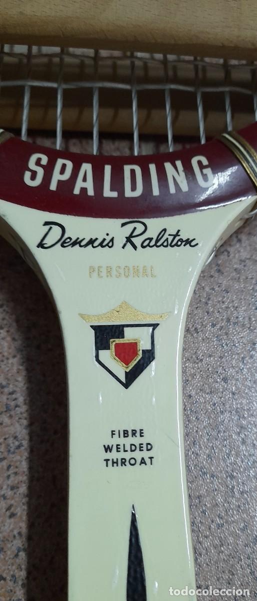 Coleccionismo deportivo: RAQUETA PERSONALIZADA DENNIS RALSTON DE SPALDING - Foto 3