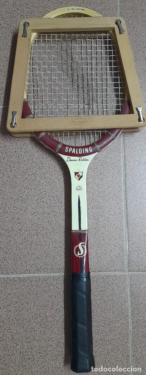 Coleccionismo deportivo: RAQUETA PERSONALIZADA DENNIS RALSTON DE SPALDING - Foto 6