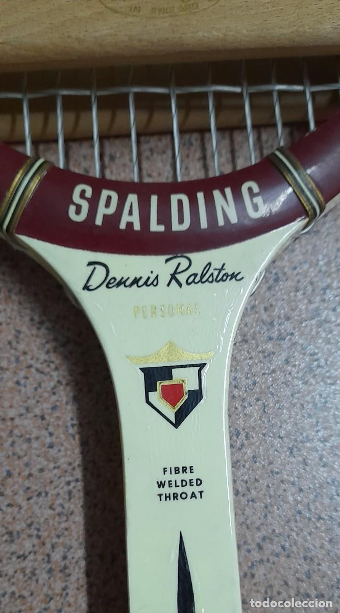 Coleccionismo deportivo: RAQUETA PERSONALIZADA DENNIS RALSTON DE SPALDING - Foto 8