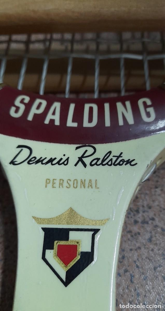 Coleccionismo deportivo: RAQUETA PERSONALIZADA DENNIS RALSTON DE SPALDING - Foto 9
