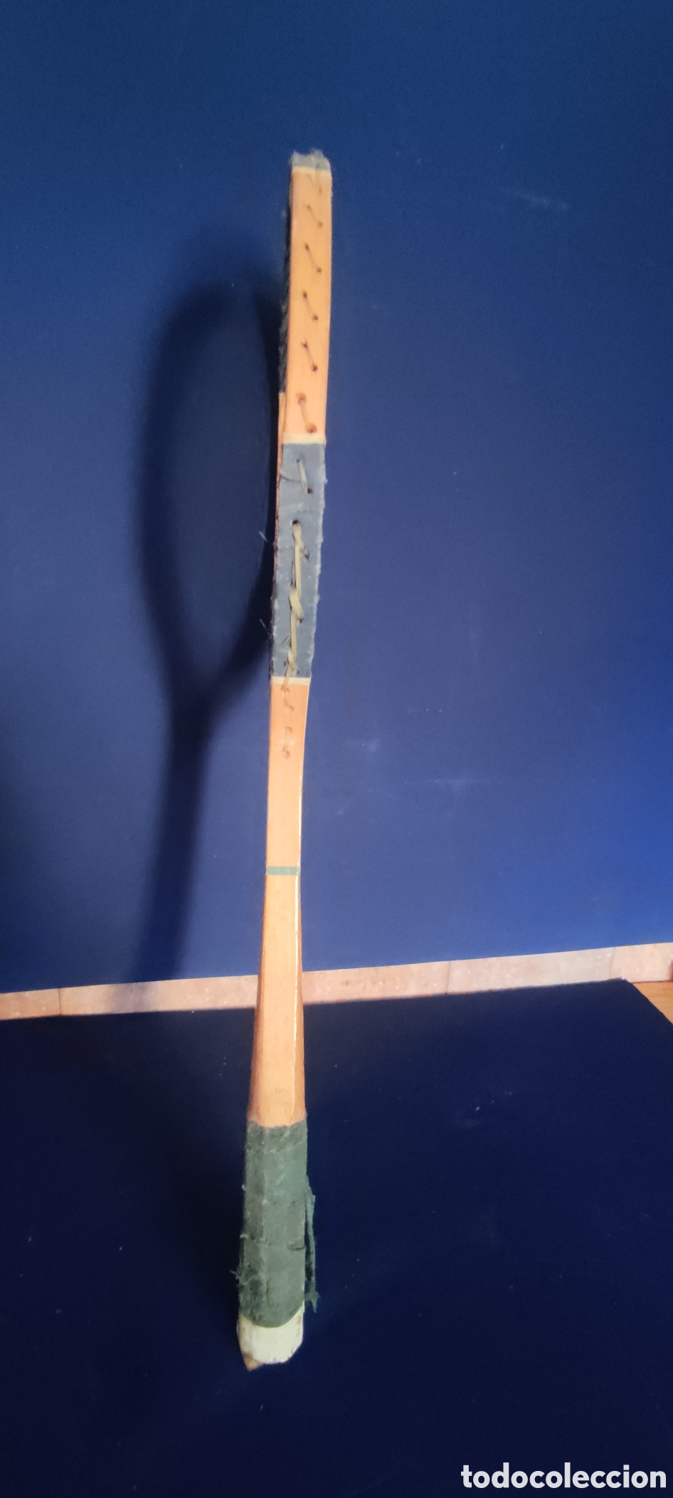 Coleccionismo deportivo: ANTIGUA RAQUETA DE FRONTENIS - Foto 4
