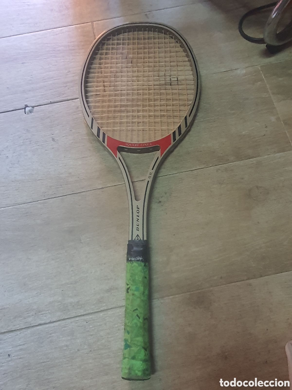 Collectionnisme sportif: Raqueta madera Vintage Retro DUNLOP SQUARE LINE 4