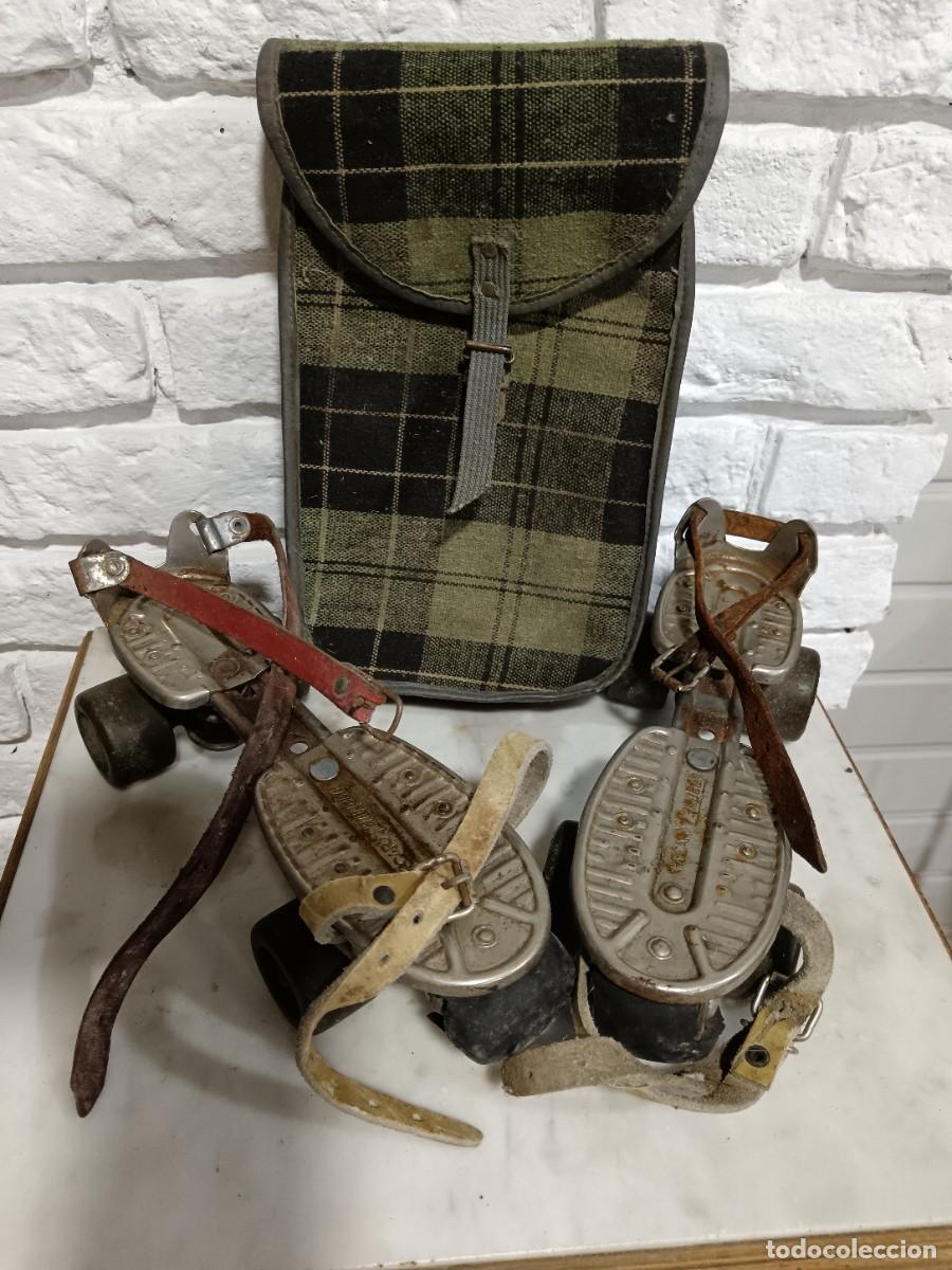 Coleccionismo deportivo: ANTIGUOS PATINES+FUNDA - Foto 2