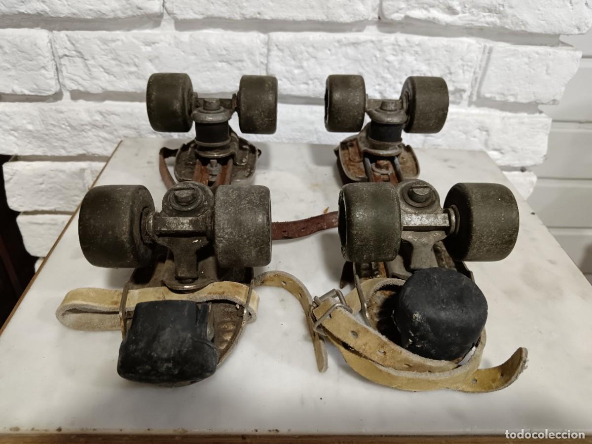 Coleccionismo deportivo: ANTIGUOS PATINES+FUNDA - Foto 4