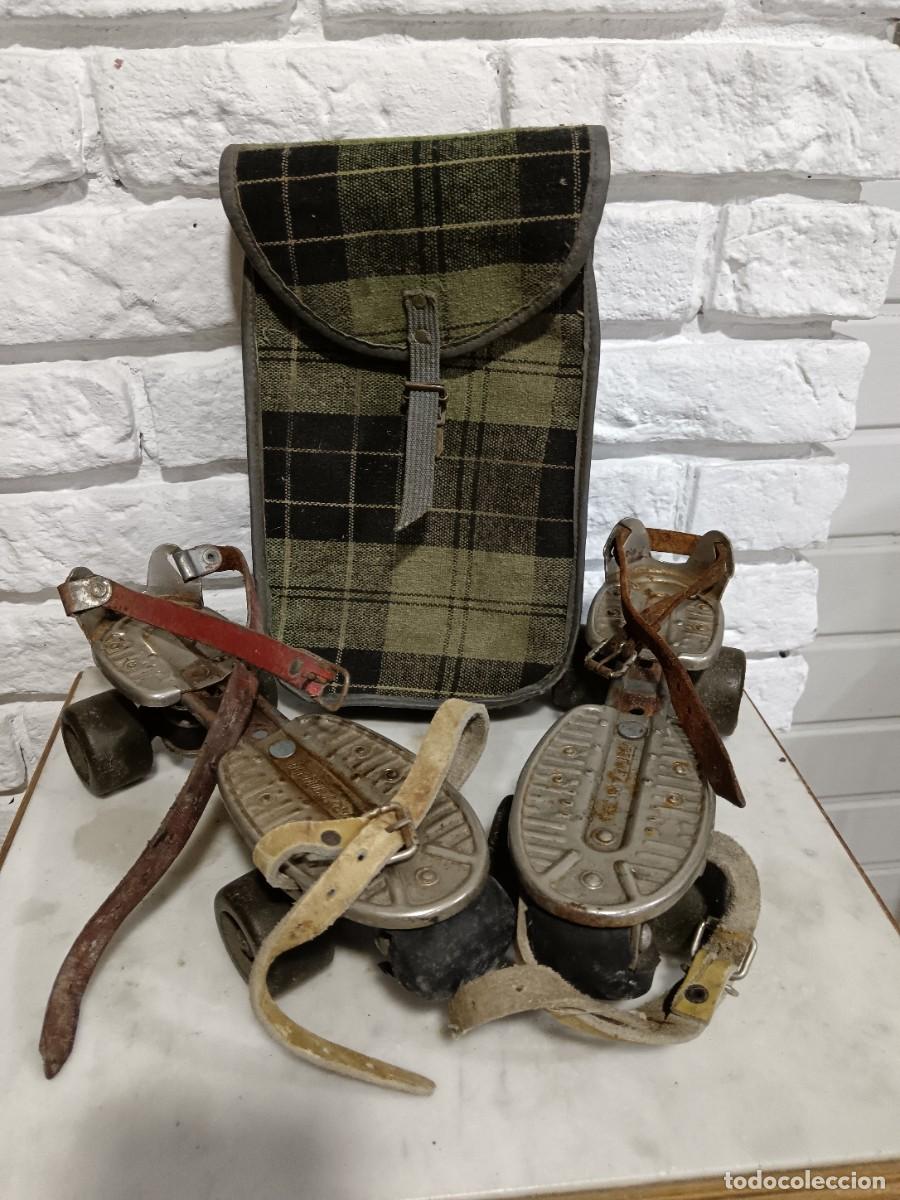 Collectionnisme sportif: ANTIGUOS PATINES+FUNDA