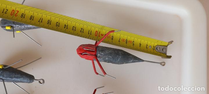 Coleccionismo deportivo: Lote de 8 plomos de pesca a Surfcasting. - Foto 6