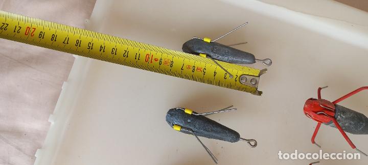 Coleccionismo deportivo: Lote de 8 plomos de pesca a Surfcasting. - Foto 8
