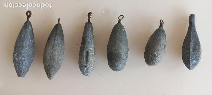 Coleccionismo deportivo: Lote de 12 plomos de pesca a Surfcasting. Pesos, plomadas. - Foto 3