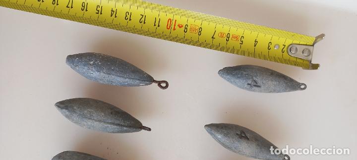 Coleccionismo deportivo: Lote de 12 plomos de pesca a Surfcasting. Pesos, plomadas. - Foto 4