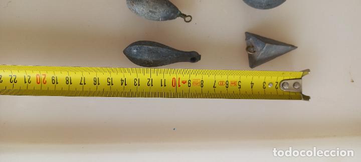 Coleccionismo deportivo: Lote de 12 plomos de pesca a Surfcasting. Pesos, plomadas. - Foto 5