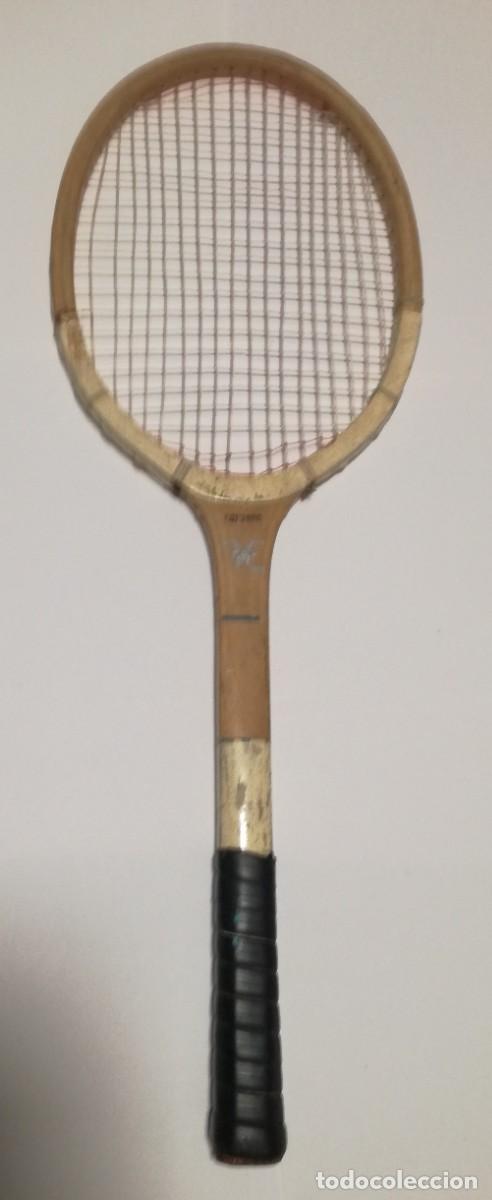 Collectionnisme sportif: Raqueta de tenis de madera marca &iquest;Saturno? - Vintage