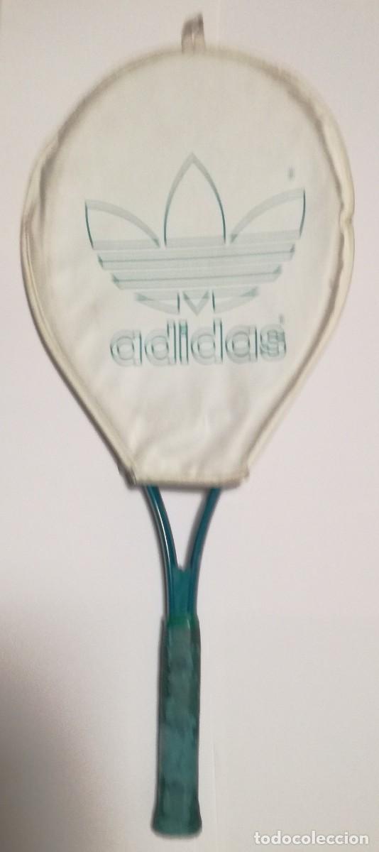 Collectionnisme sportif: Raqueta de tenis Adidas, con su funda