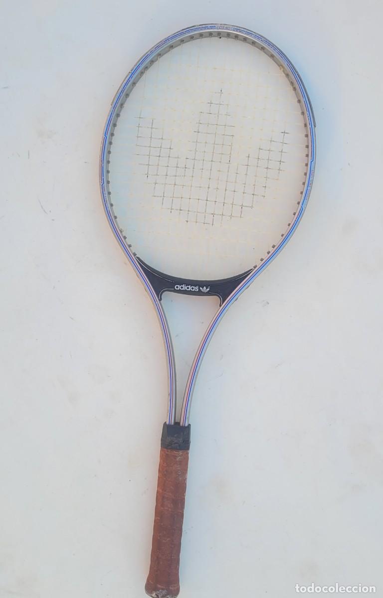 Collectionnisme sportif: Raqueta de tenis vintage, Adidas Cosmos, 88x25,5cm