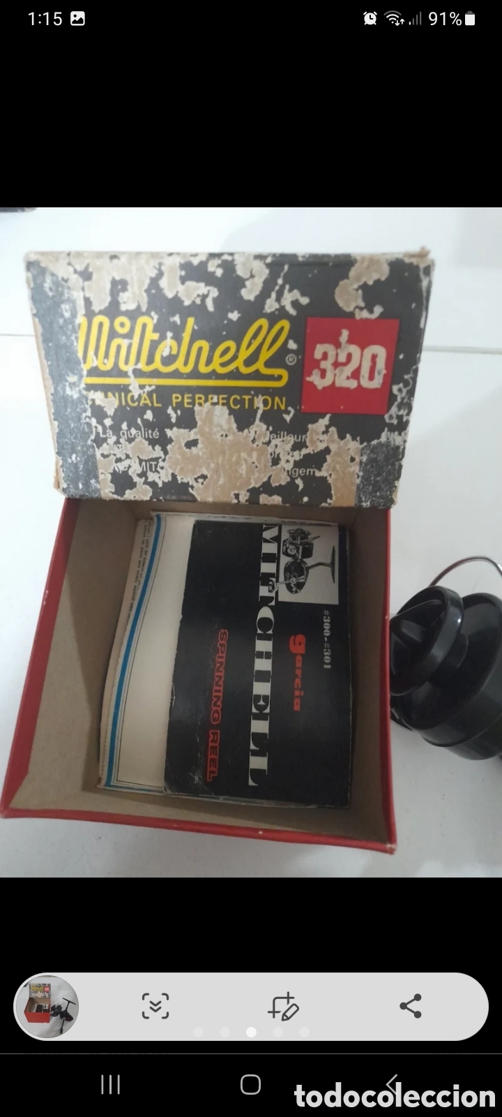 antiguo carrete mitchell 410 - Buy Other antique sport equipment on  todocoleccion