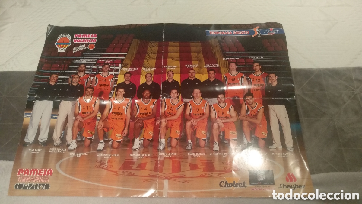 Collezionismo sportivo: Poster gigante Pamesa Valencia