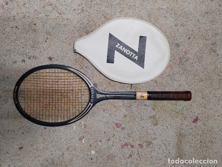 Collezionismo sportivo: Raqueta de tenis antigua de madera