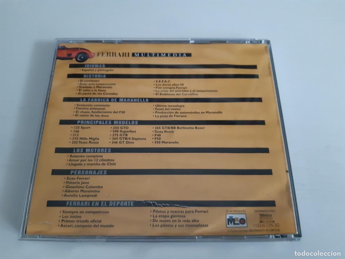Coleccionismo deportivo: Ferrari multimedia cd - Foto 2