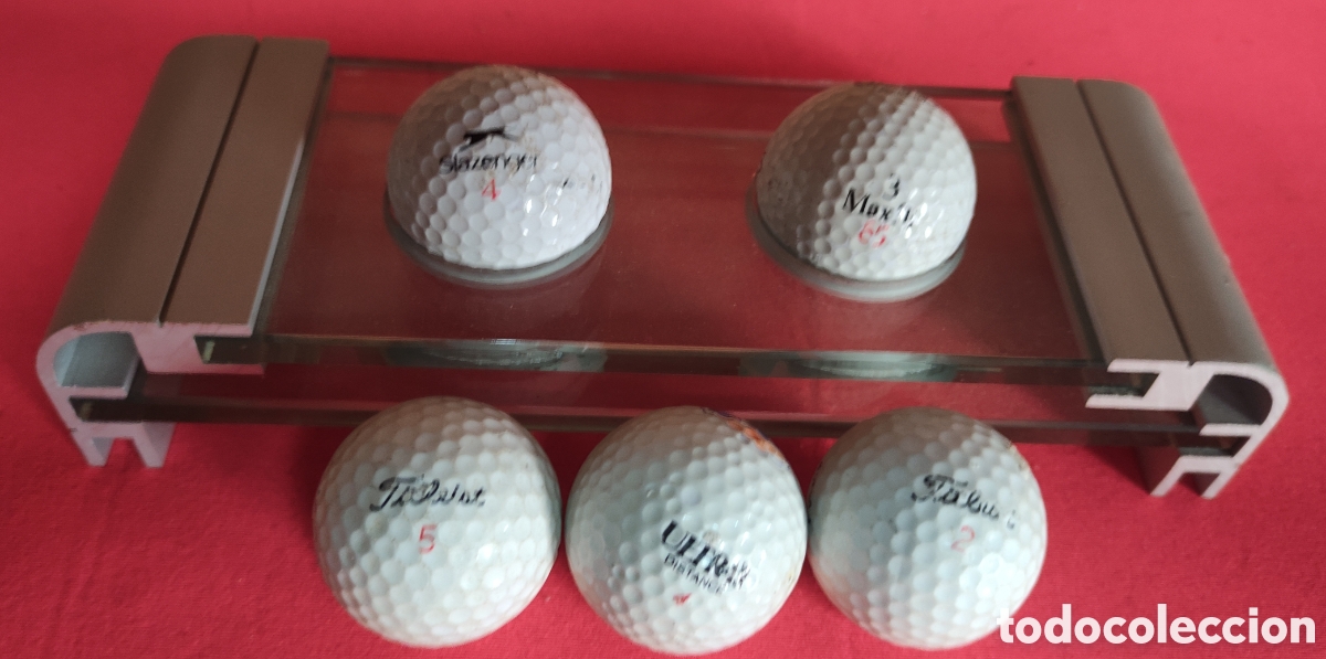 Coleccionismo deportivo: EXPOSITOR PELOTAS DE GOLF - Foto 1