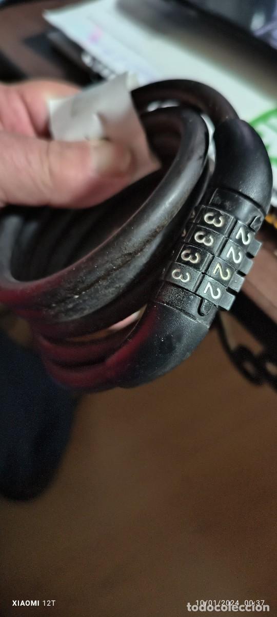 Collectionnisme sportif: CANDADO DE SEGURIDAD CON C&Oacute;DIGO DE COMBINACI&Oacute;N DE 4 D&Iacute;GITOS PARA BICICLETA - ACERO