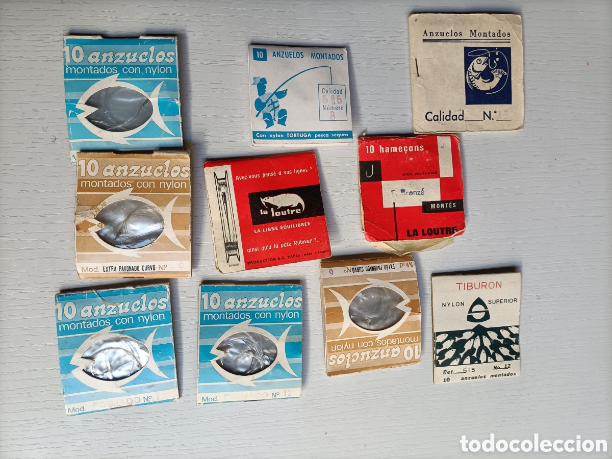 Coleccionismo deportivo: Lote Anzuelos pesca - Foto 1