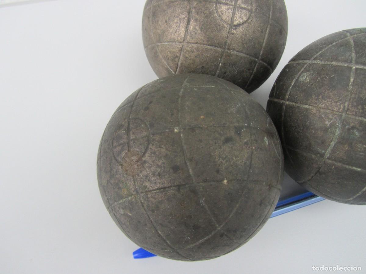 Coleccionismo deportivo: Bolas de petanca francesas. Lyon. - Foto 4