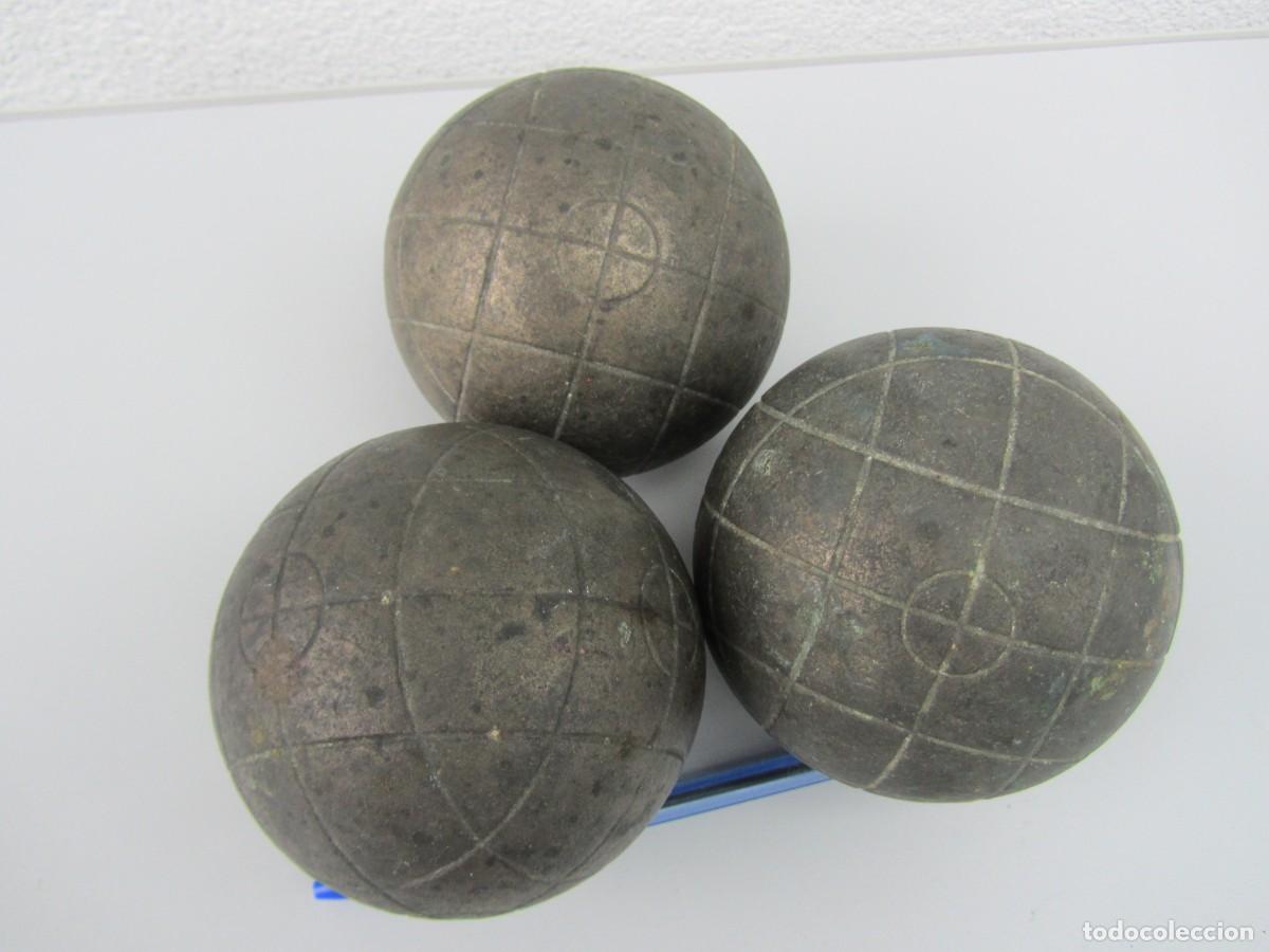 Coleccionismo deportivo: Bolas de petanca francesas. Lyon. - Foto 6