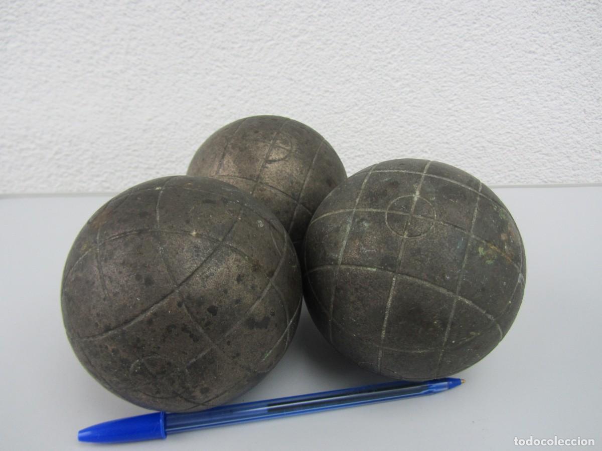 Coleccionismo deportivo: Bolas de petanca francesas. Lyon. - Foto 10