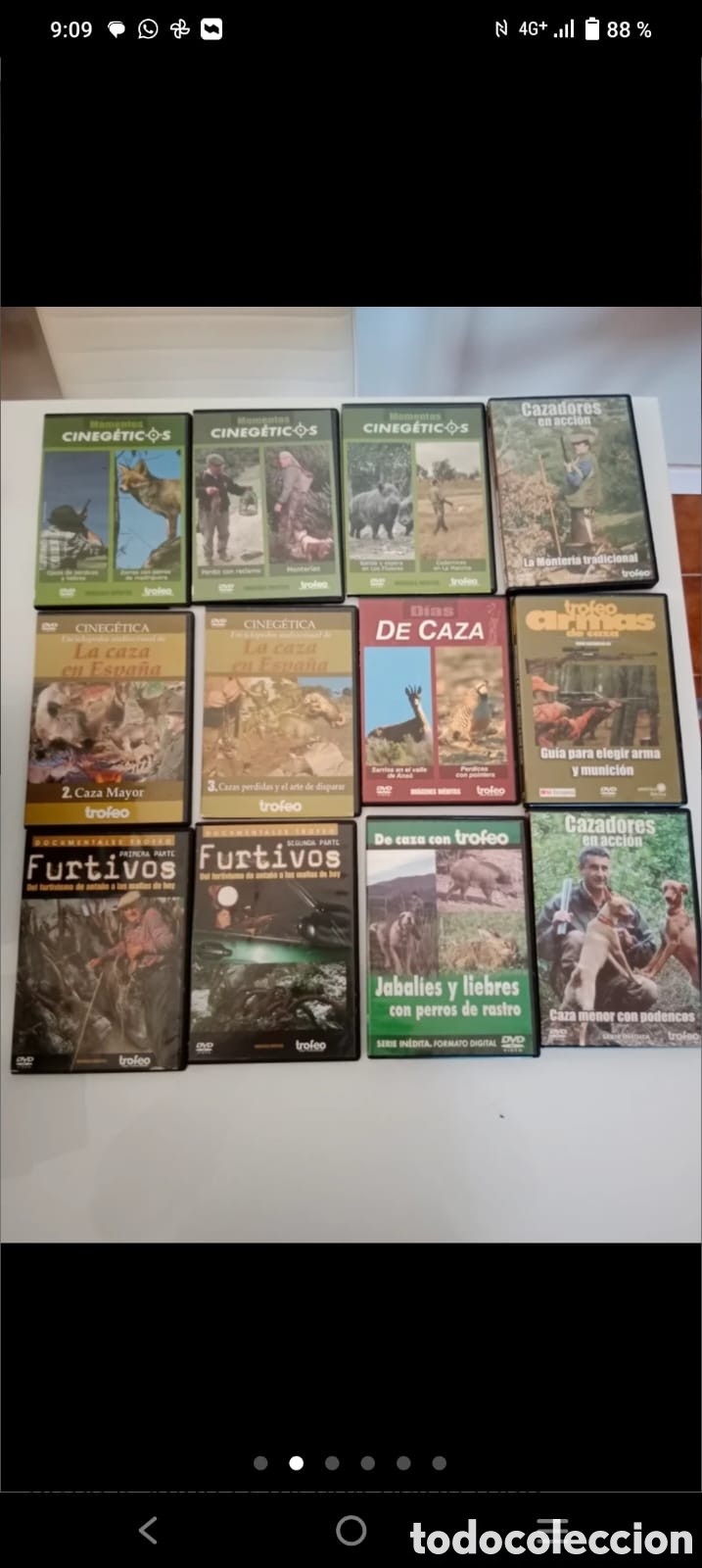 Coleccionismo deportivo: 87 dvd de caza - Foto 3