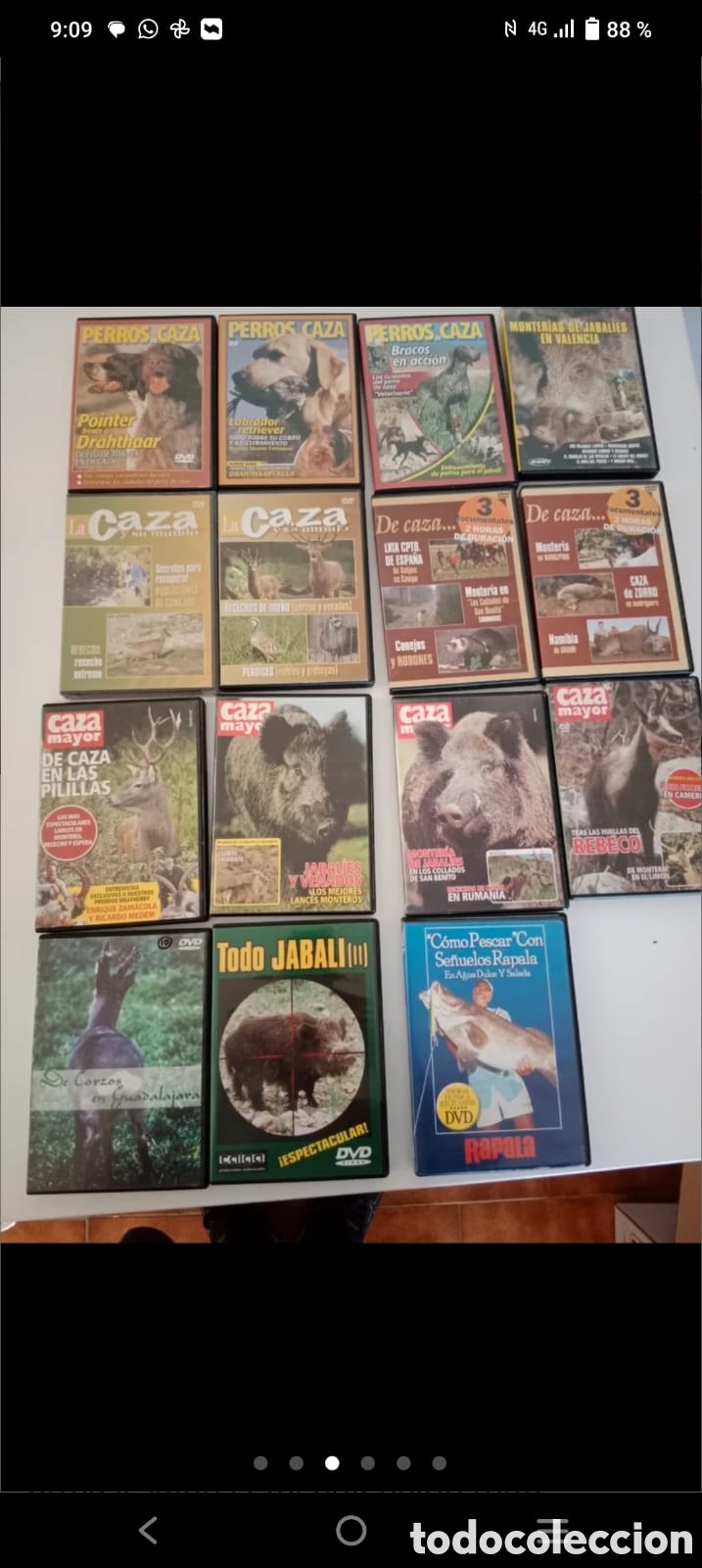 Coleccionismo deportivo: 87 dvd de caza - Foto 4