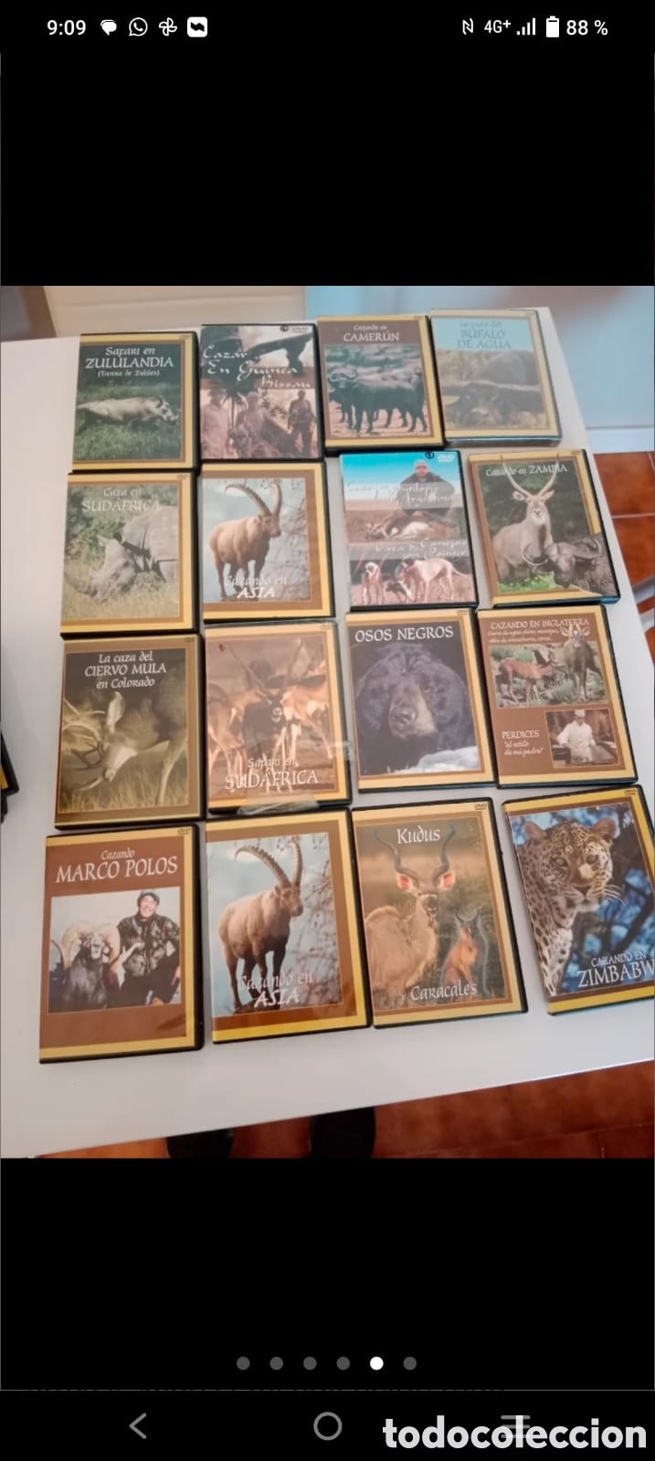 Coleccionismo deportivo: 87 dvd de caza - Foto 5