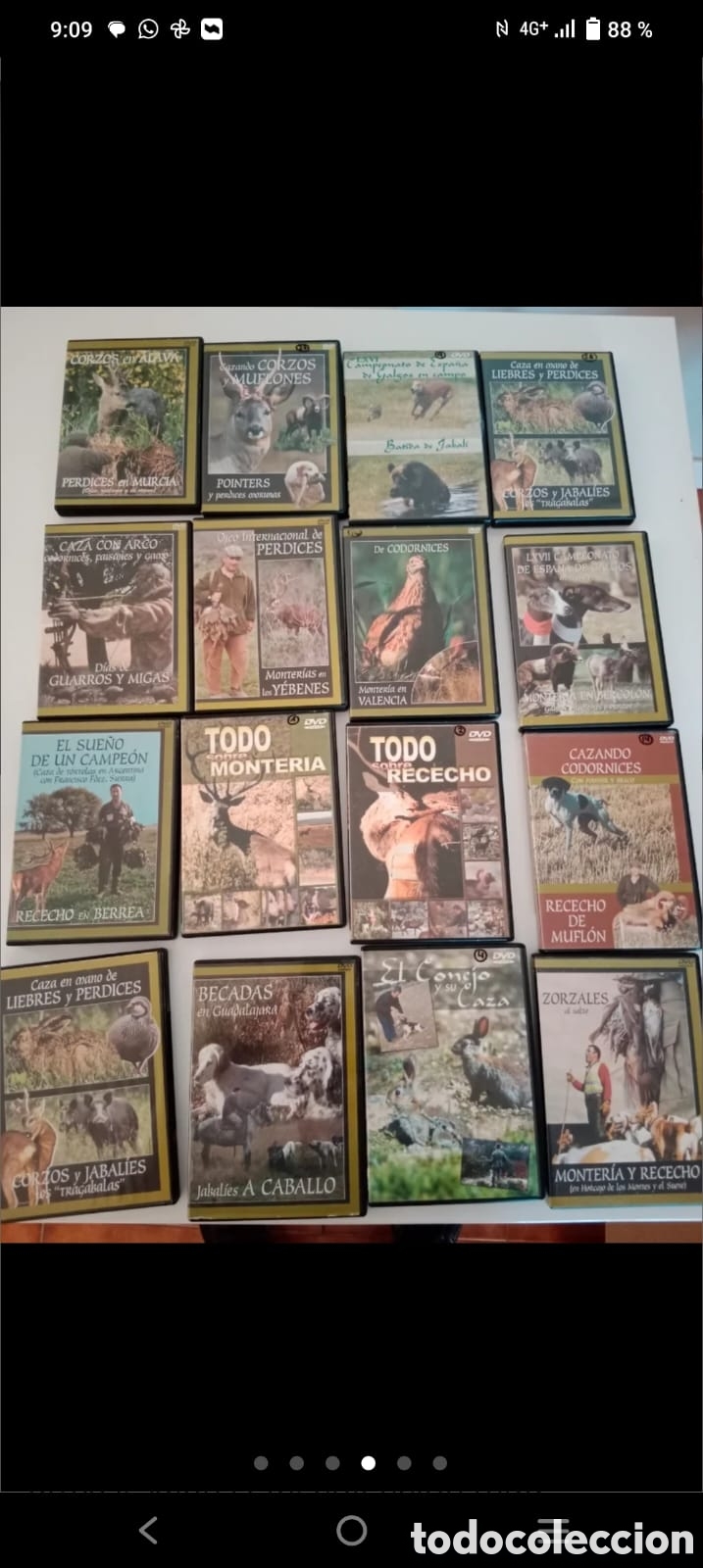 Coleccionismo deportivo: 87 dvd de caza - Foto 6