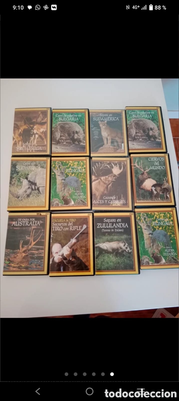 Coleccionismo deportivo: 87 dvd de caza - Foto 7