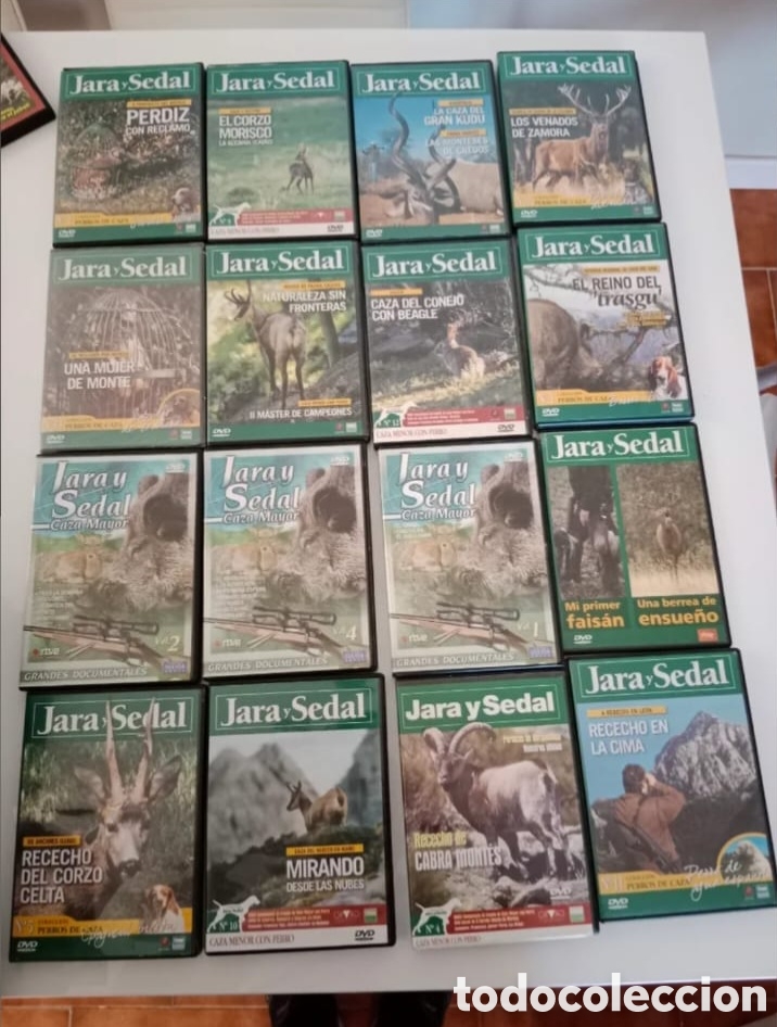 Collectionnisme sportif: 87 dvd de caza