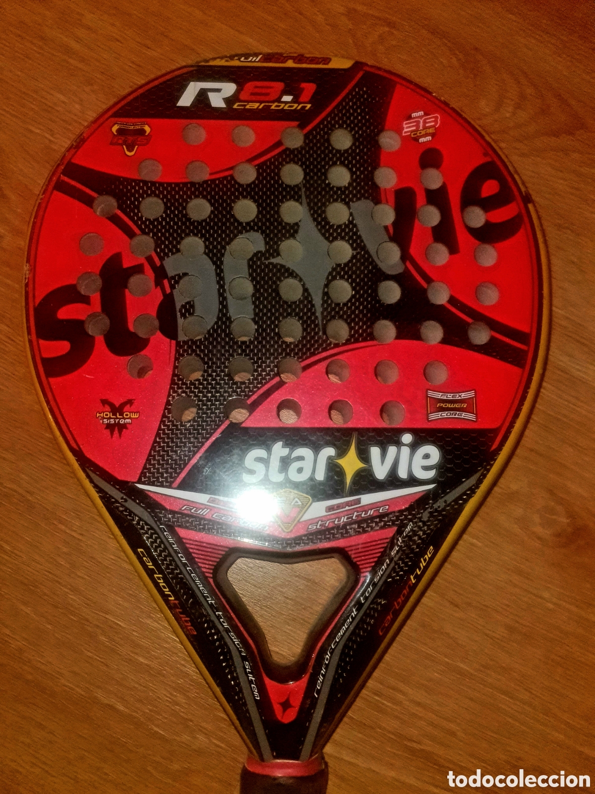Collectionnisme sportif: Pala de padel star vie R 8.1 CARBONO