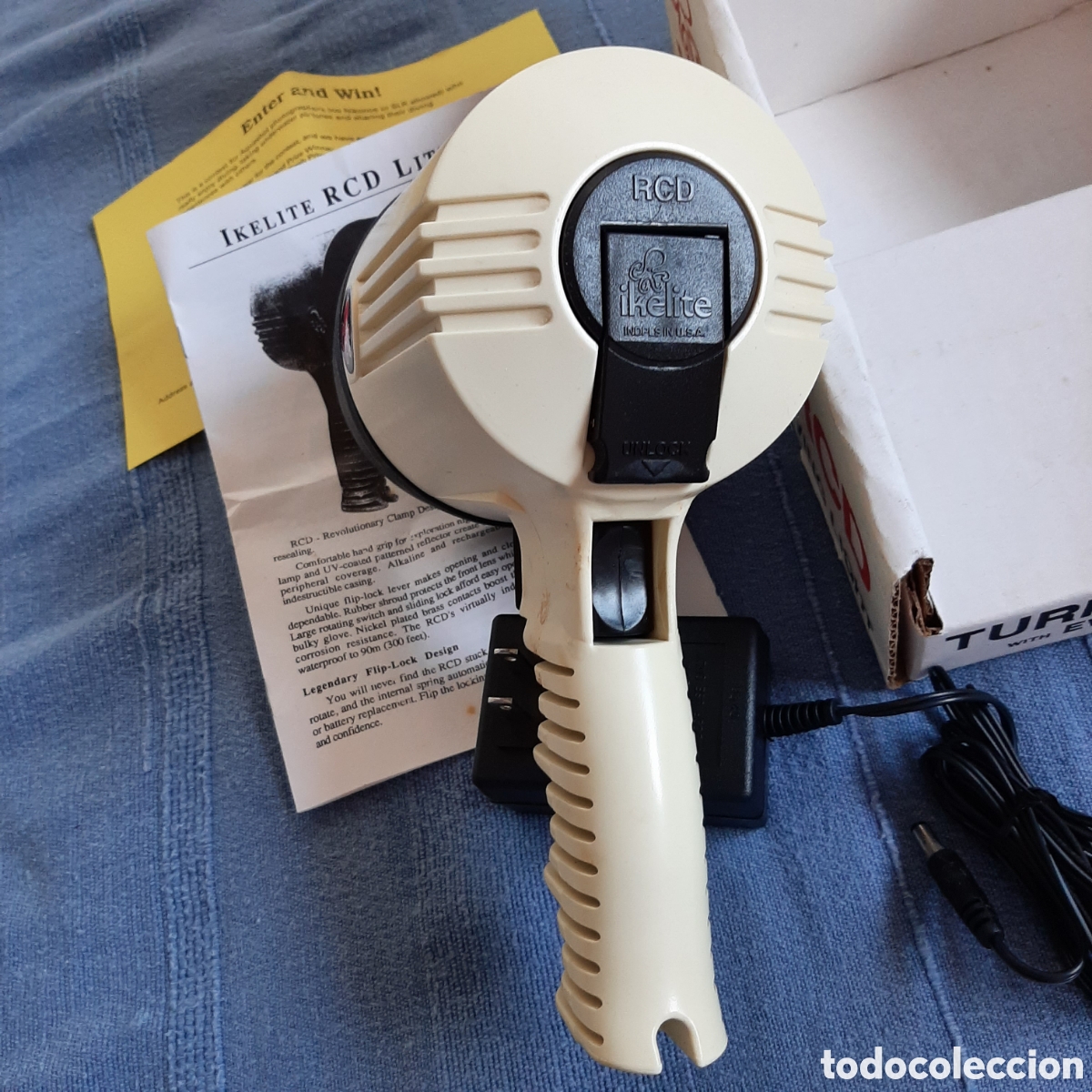 Coleccionismo deportivo: Linterna de buceo recargable Ikelite RCD - Foto 2