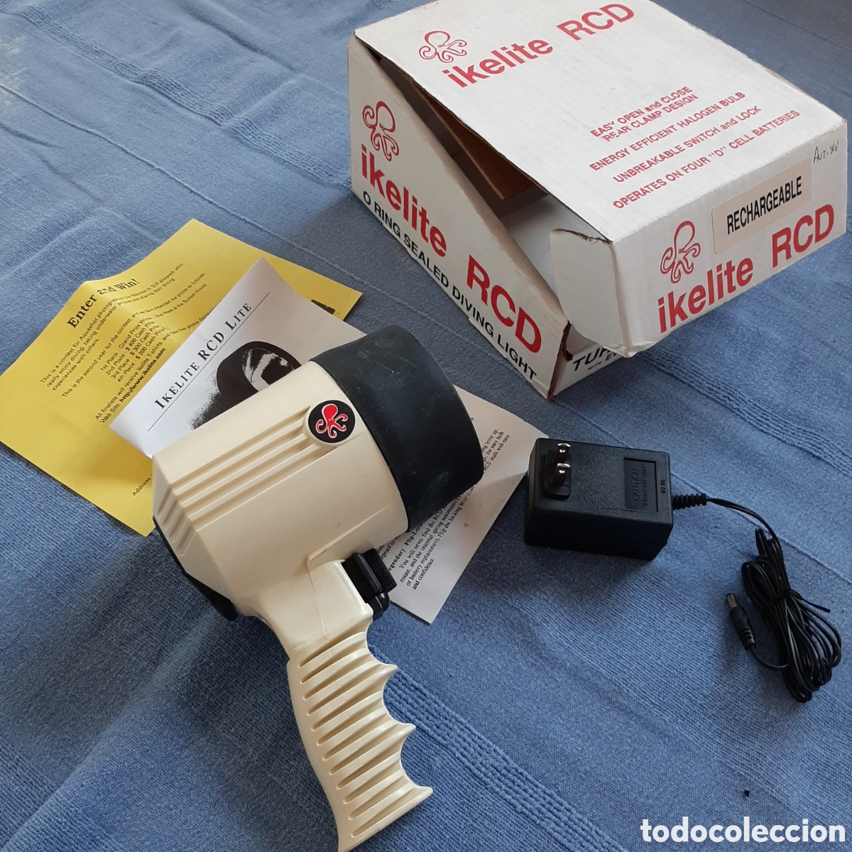 Coleccionismo deportivo: Linterna de buceo recargable Ikelite RCD - Foto 6