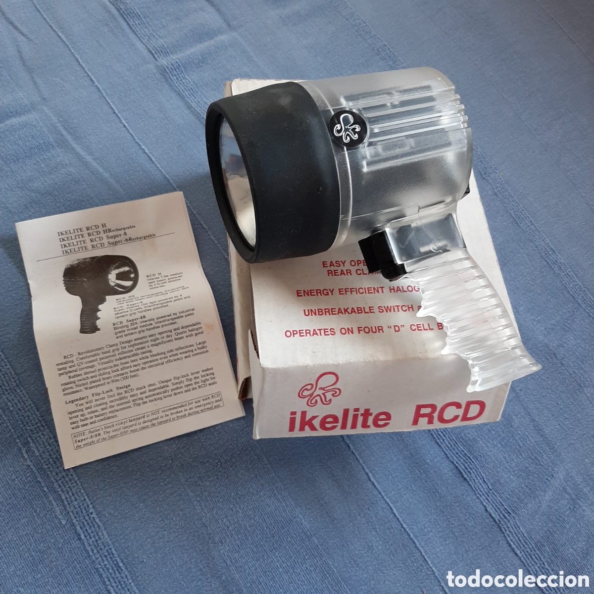Coleccionismo deportivo: Linterna de buceo Ikelite RCD transparente - Foto 1