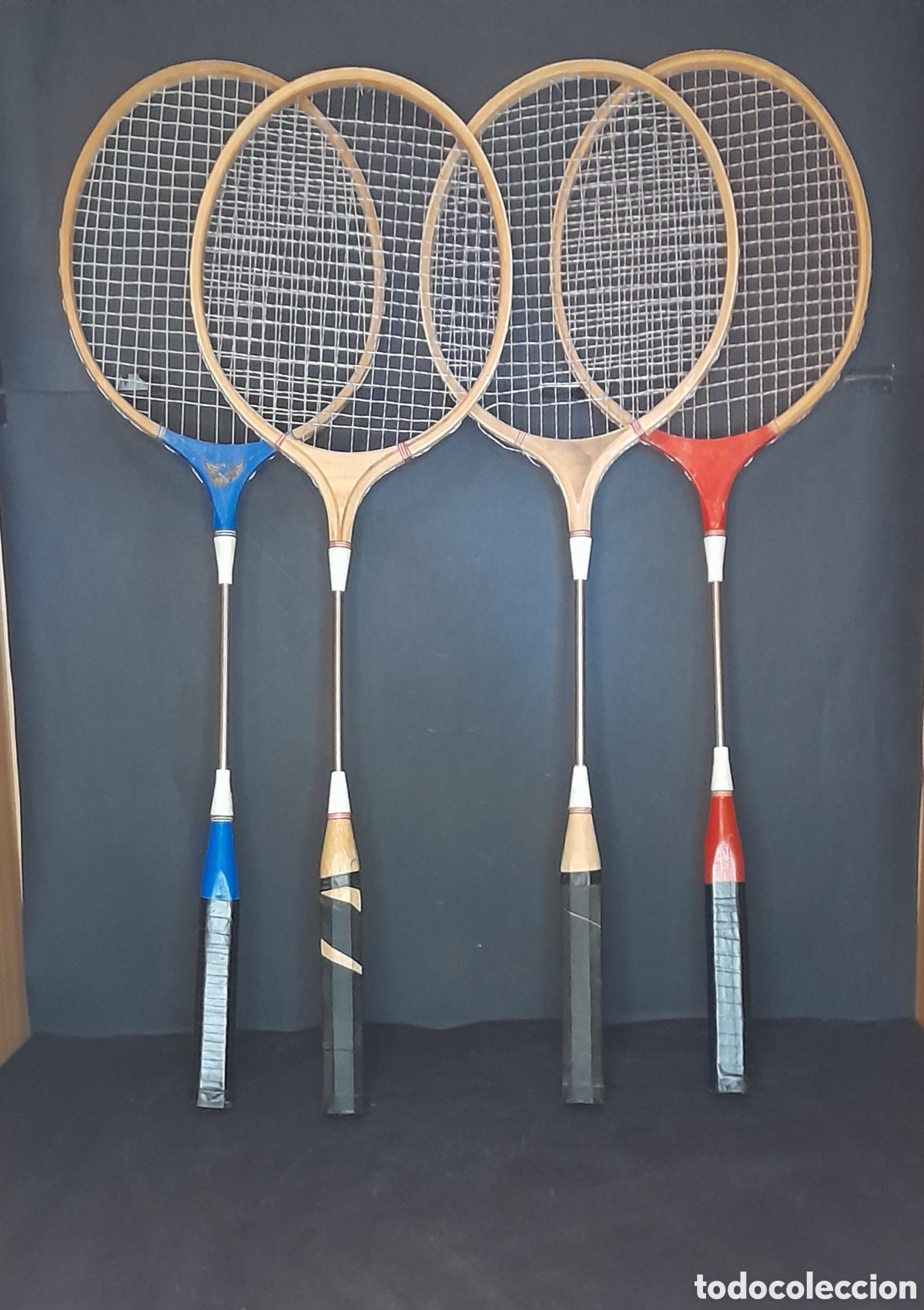 Coleccionismo deportivo: Juego de raquetas de badminton. - Foto 2