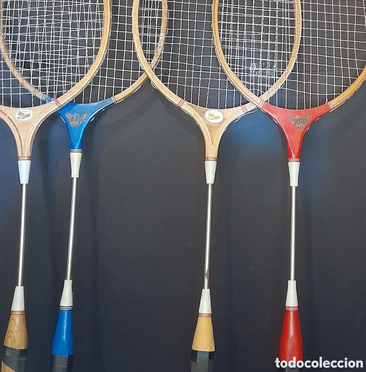 Coleccionismo deportivo: Juego de raquetas de badminton. - Foto 3
