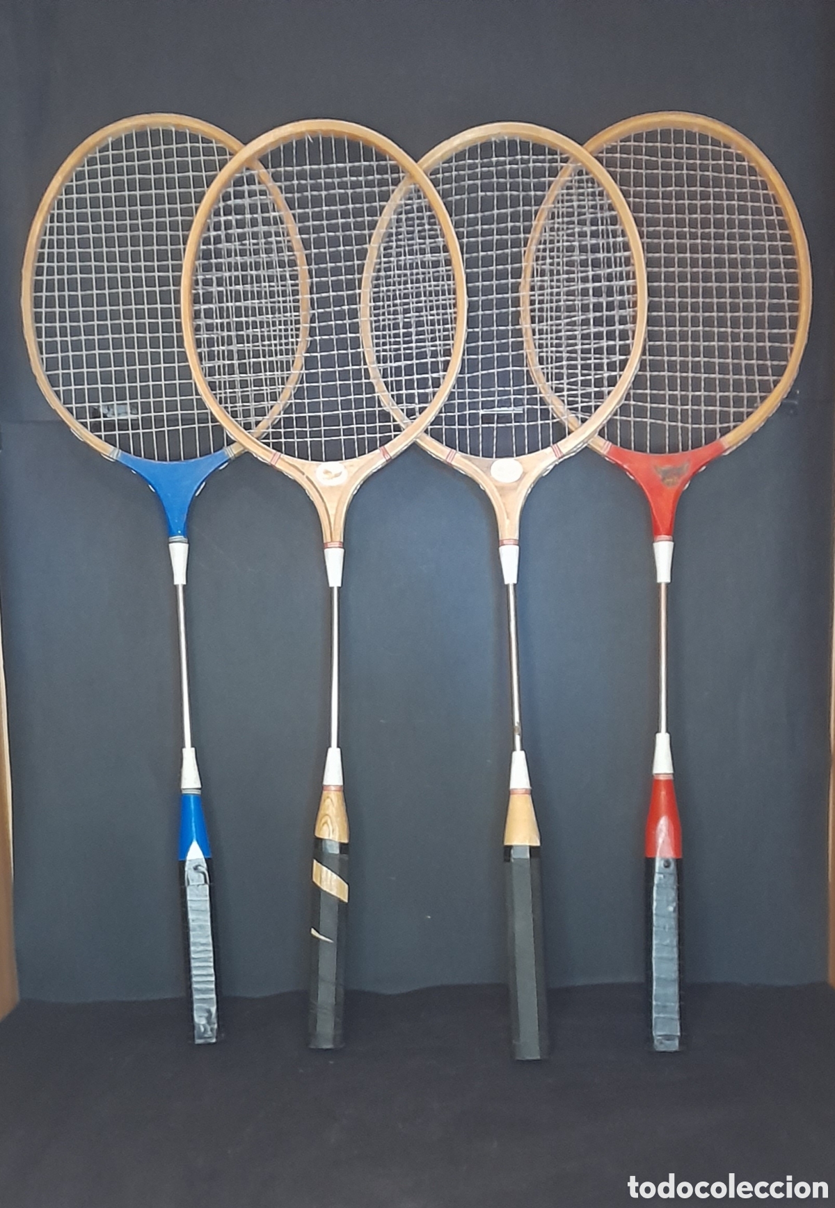Coleccionismo deportivo: Juego de raquetas de badminton. - Foto 1