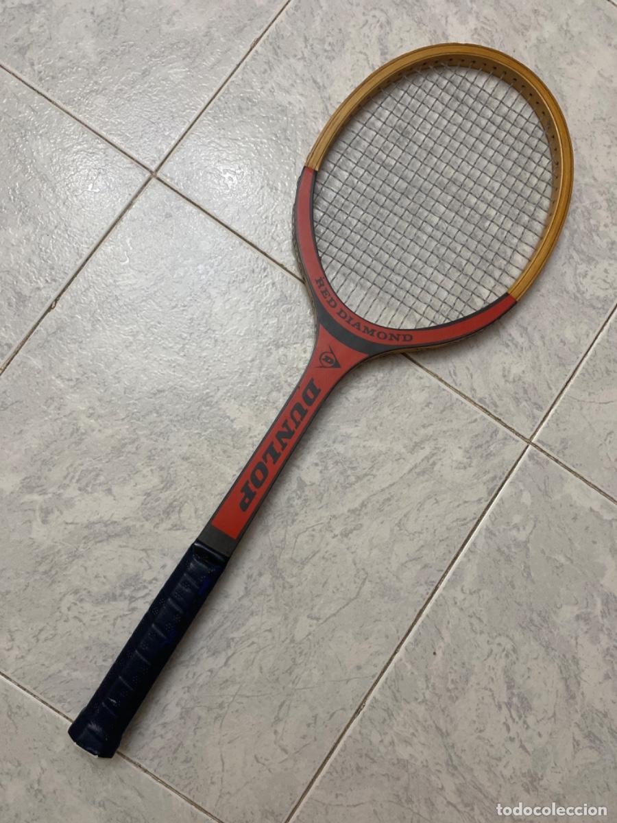 Collectionnisme sportif: Raqueta antigua Dunlop Red Diamond