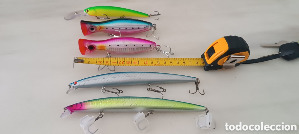 Collectionnisme sportif: Lote se&ntilde;uelos de pesca