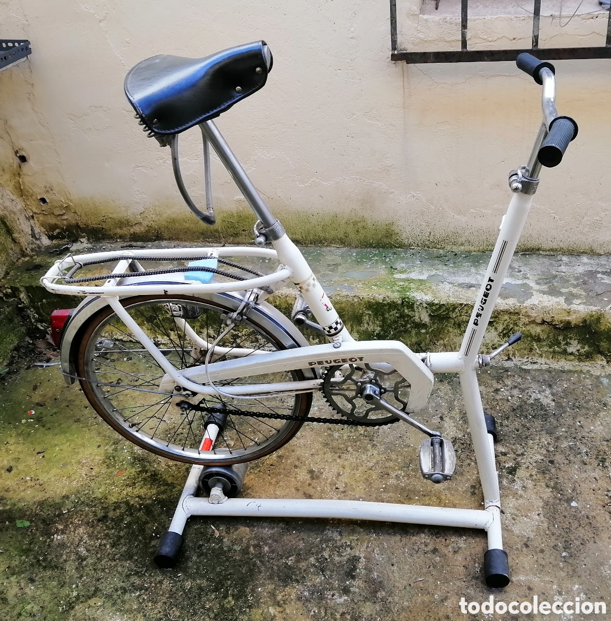 Coleccionismo deportivo: Bicicleta Peugeot con m&oacute;dulo de est&aacute;tica - Foto 4