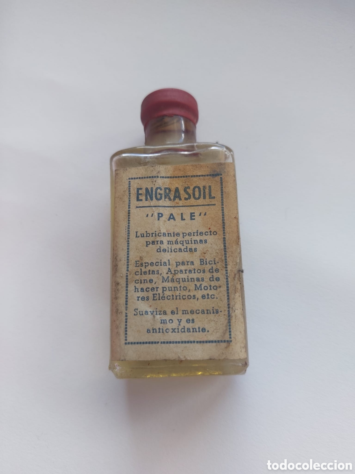 Coleccionismo deportivo: Aceitera cristal vintage - Foto 2
