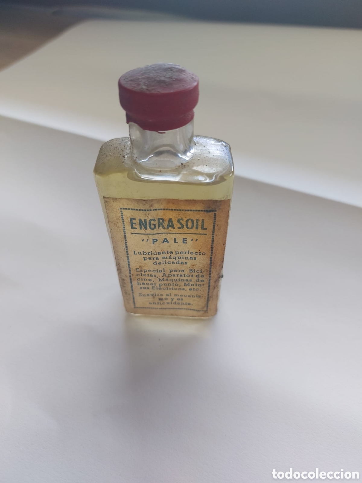 Coleccionismo deportivo: Aceitera cristal vintage - Foto 3