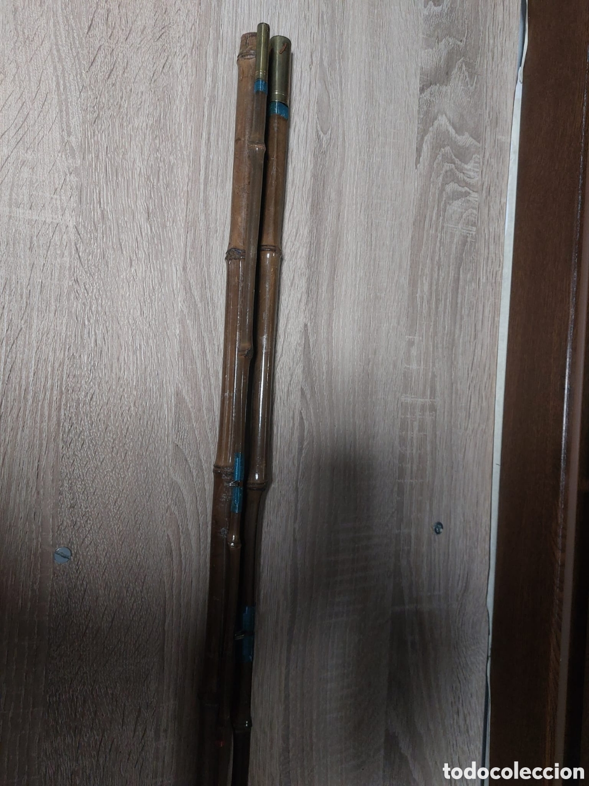Coleccionismo deportivo: Ca&ntilde;a de bambu nueva - Foto 4