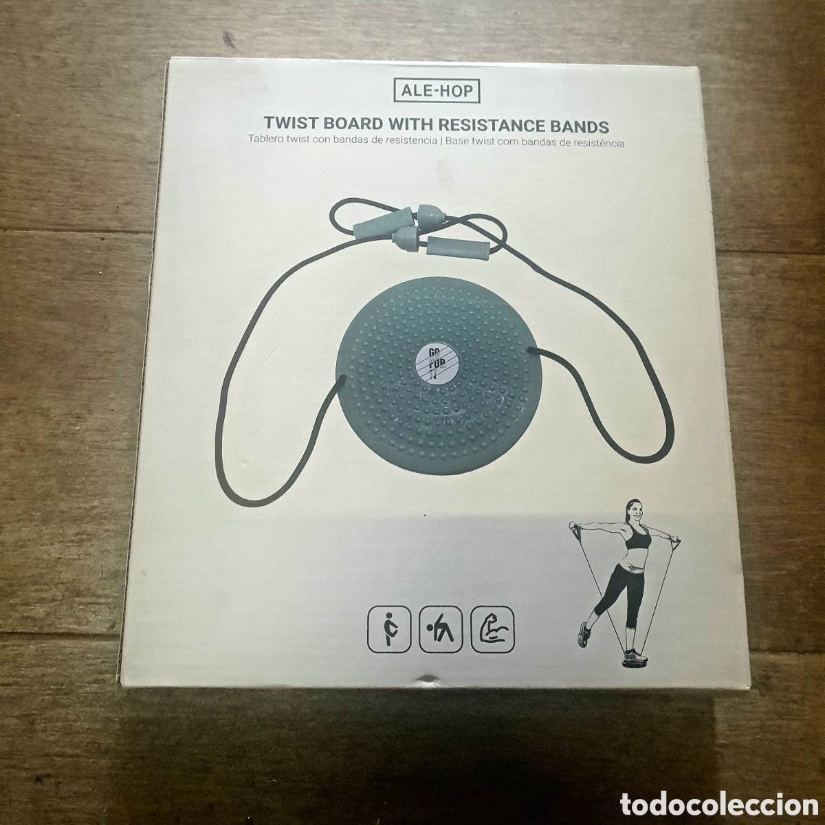 Coleccionismo deportivo: Disco giratorio de torsi&oacute;n para entrenamiento
