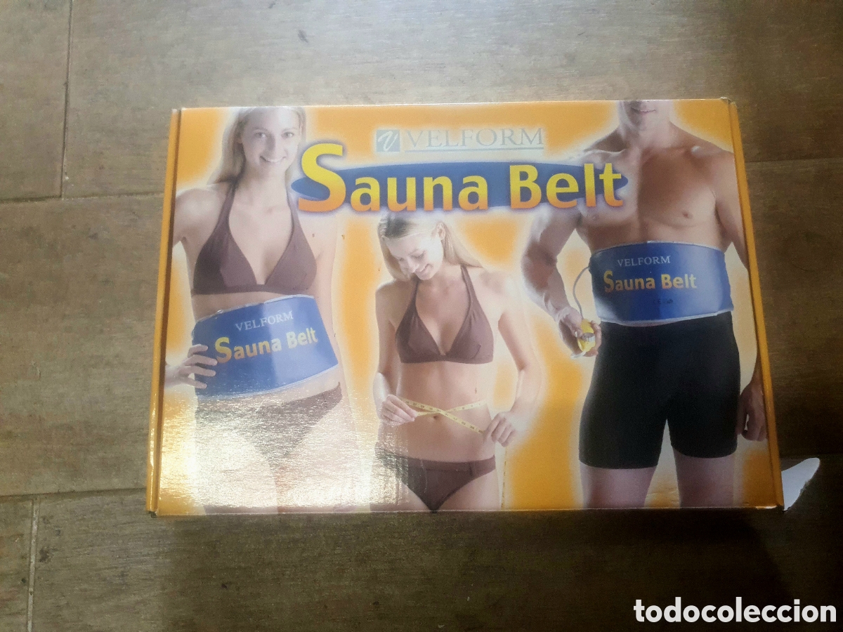Coleccionismo deportivo: Cintur&oacute;n de adelgazamiento SAUNA BELT